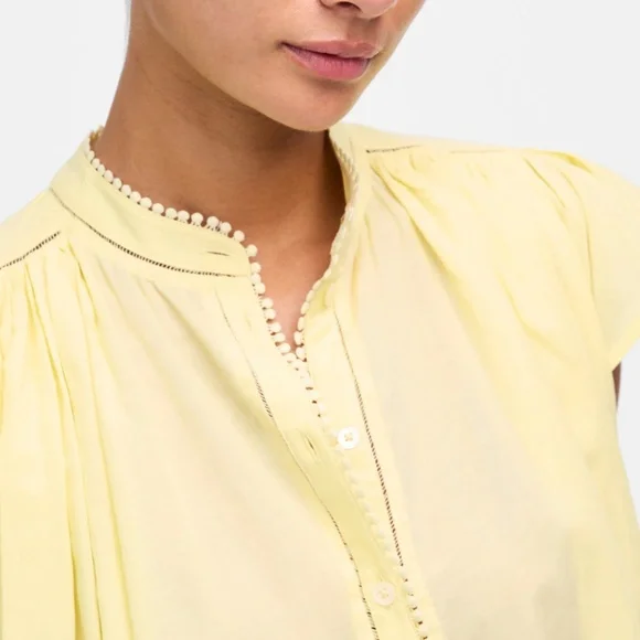 Madewell size small yellow billowy flow top - now in stores - Picture 1 of 12